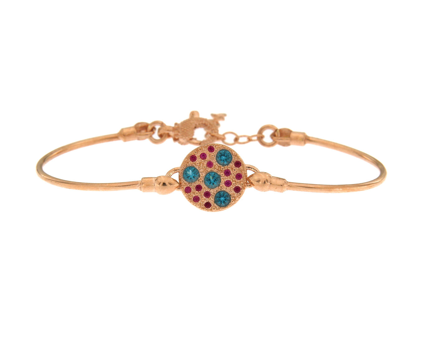 10:10 Bracciale Uomo Donna In Acciaio Inox Con Pietra Avventurina Verde, Regolabile, Made In Italy
